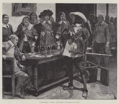 Sotto la veste rossa, di Stanley J Weyman da Richard Caton Woodville junior